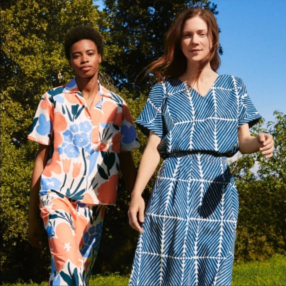 Uniqlo x Marimekko Short Sleeve Cotton Shirt